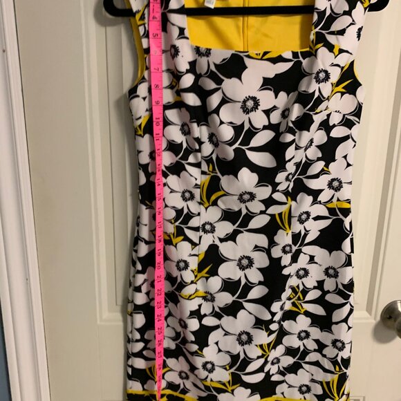 London Times Black Floral Dress - Picture 5 of 7